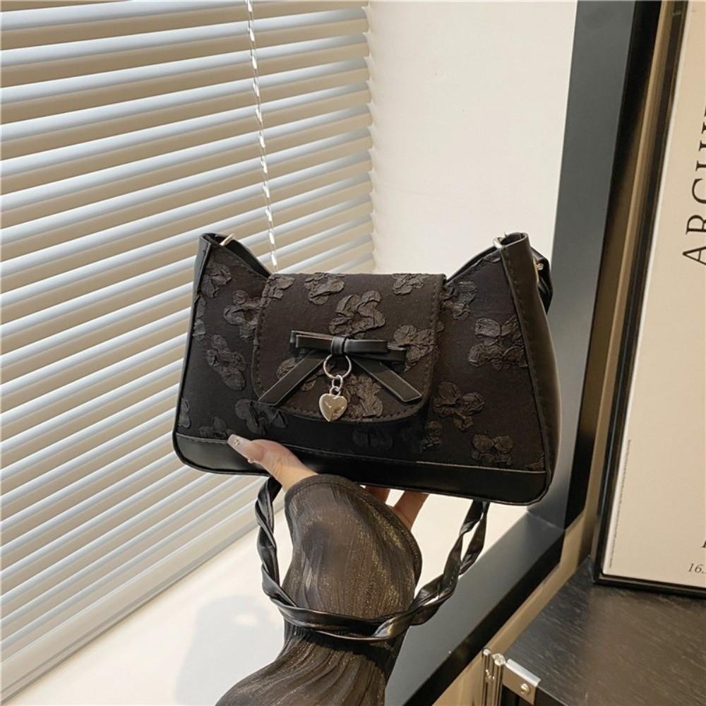 Luxury Bow Shoulder Bag Korean Women's Handbags Fashion Bow Crossbody Bag  Purses