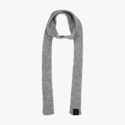 PINK ANANASCH FLUFFIGER STRICKSCHAL_GRAU
