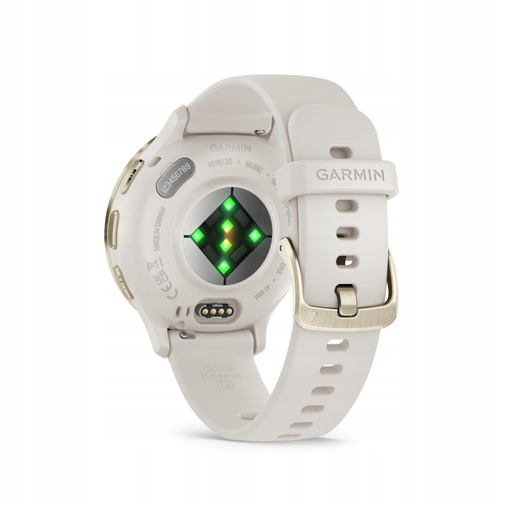 Garmin Venu 3S 41Mm Sports Watch White And Gold 1 Pc