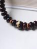 India Sandalwood Abacus Bead Bracelet 5x9 DIY Literary Style for Men and Women - Buddhist-Inspired Jewelry