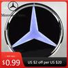 Adesivo per Auto 2026 Nuovo Per Benz Auto Griglia Anteriore Logo Luce Distintivo LED 3D Per Mercedes Benz W447 Classe V VITO Emblema Decora Luminoso