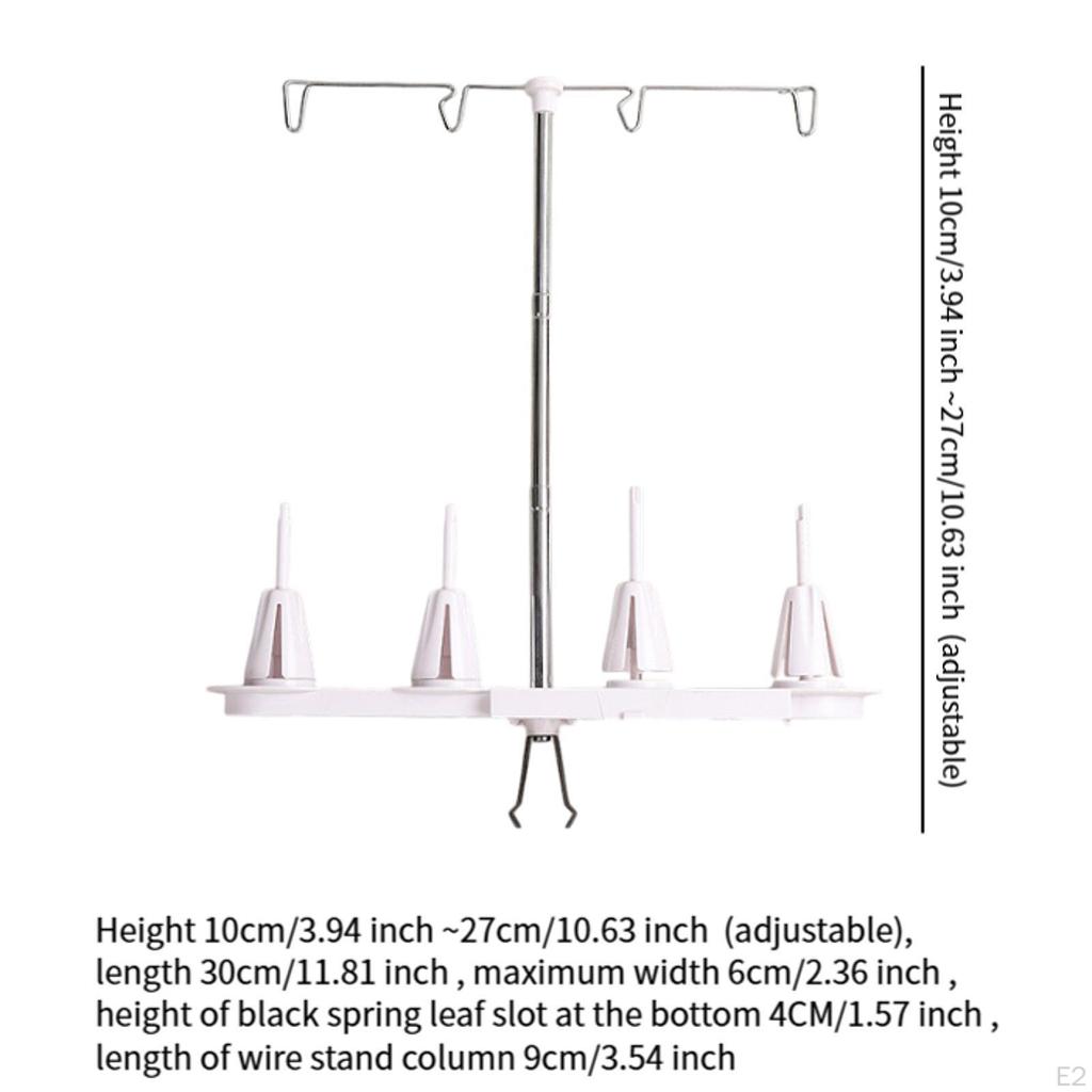 Thread Stand Adjustable Height Home Base Sewing Machine Accessories Lightweight Household