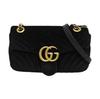 [Usato] Borsa a tracolla Marmont trapuntata in camoscio con logo e catena - Buono #WXJPY8