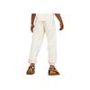 Puma X The Smurfs Collaboration Letter Cartoon Embroidery Lace-Up Elastic Cuffed Knitted Sports Pants Men Pants Beige 622193-99