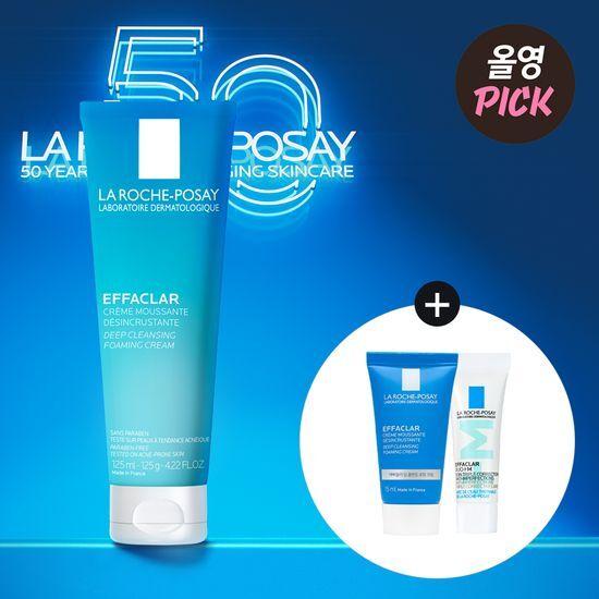 

La Roche Posay Effaclar Deep Cleansing Foaming Cream 125ml Promotion (+15ml + Effa DUO 3ml)