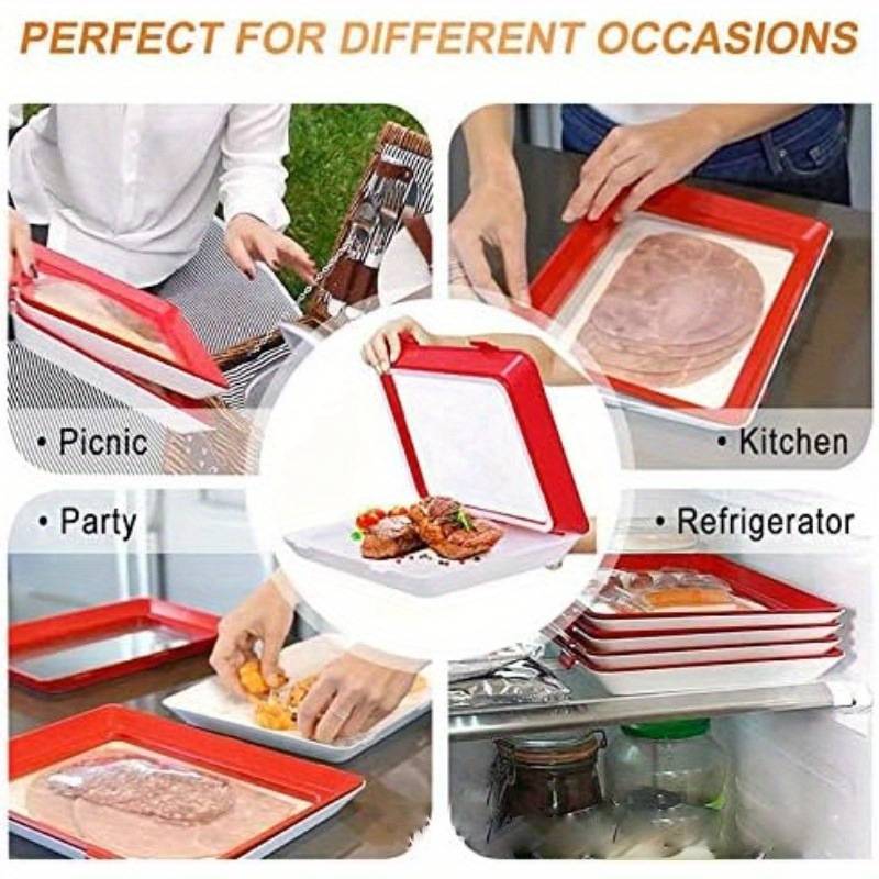 Vacuum Food Storage Container With Sealing Lid For Refrigerator Organization