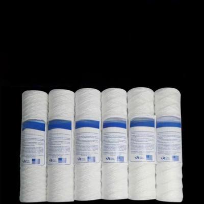 5 Mikron drahtgewickeltes Wasserfilterelement, 10-20 Zoll galvanisierter Baumwollkern
