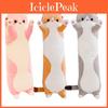Adorable Long Cat Plush Toy Soft Stuffed Kitten Pillow Perfect For Kids Sleeping Comfort