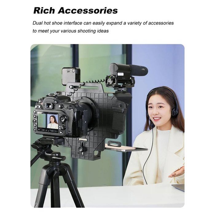 Téléprompteur T16 pour Smartphone et Appareil Photo : Téléprompteur Bluetooth Portable pour la Diffusion en Direct et