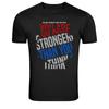 Du bist stärker als du denkst Motivierendes Typografie-T-Shirt