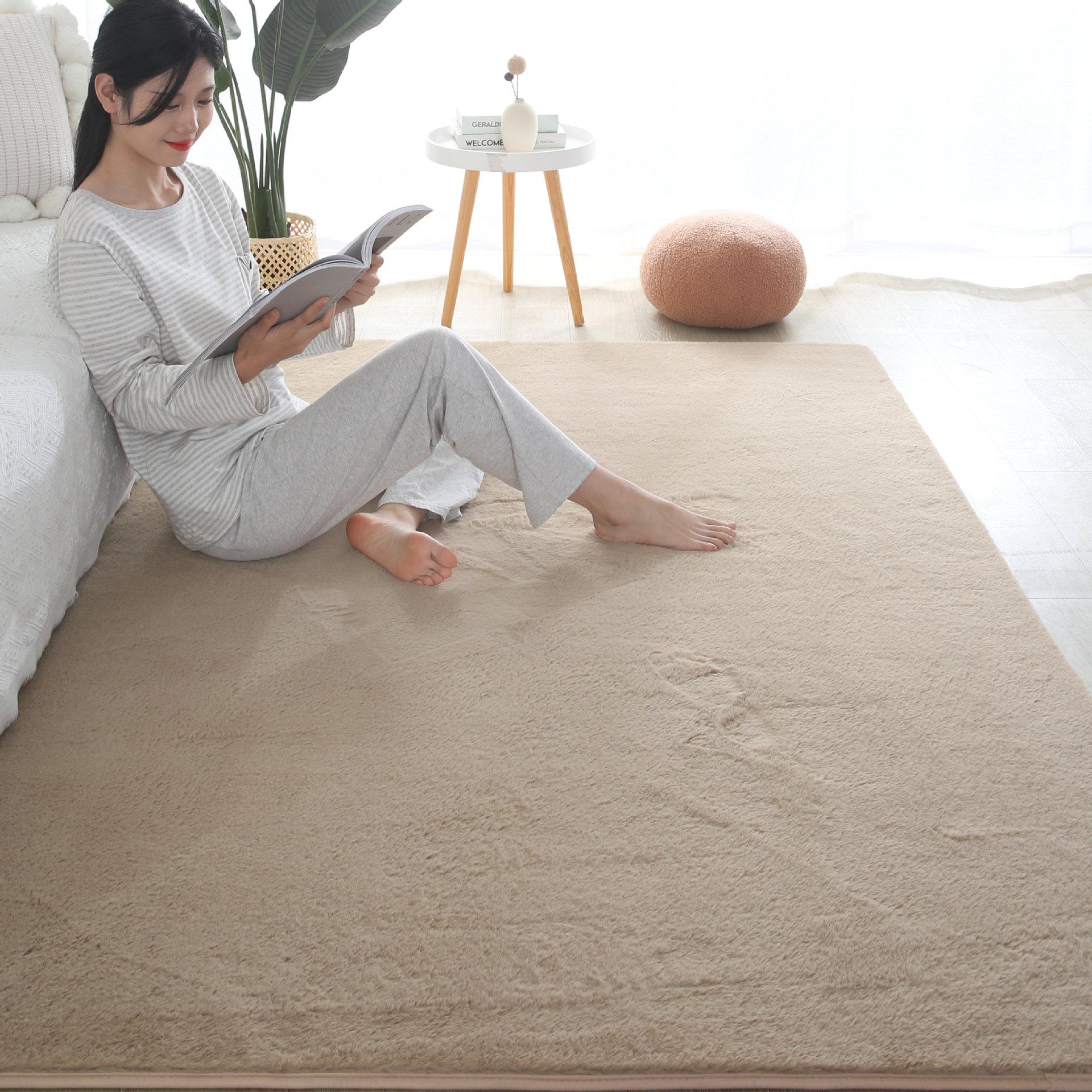 Imitation Rabbit Fur Rug: Soft, Sleepable