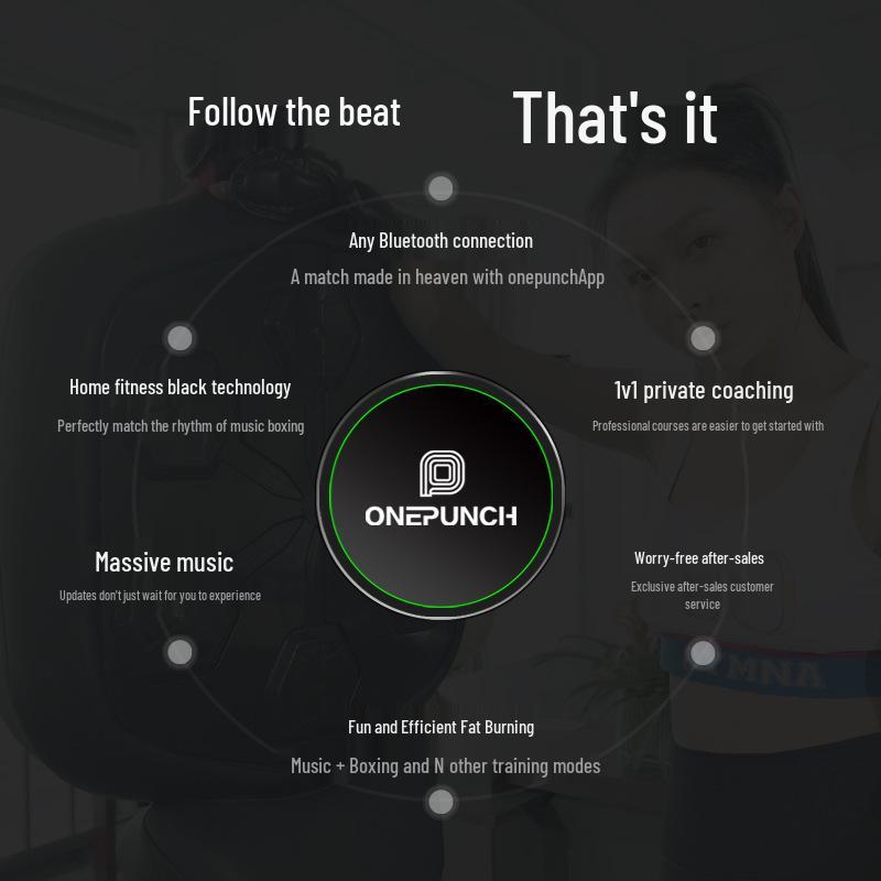 OnePunch 2nd Gen Smart Boxing Machine for Professional Fitness Training