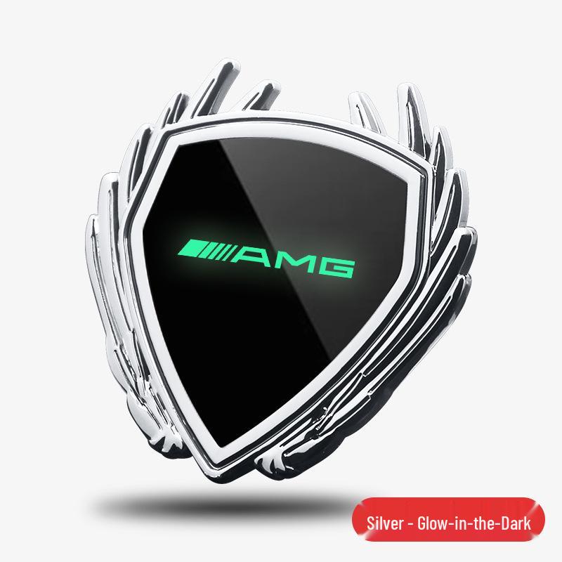 Metal Wing Emblem Sticker for Mercedes GLA35/G45 AMG Car Body Side Window
