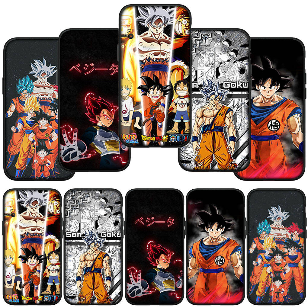Phone Case for iPhone 17 15 16 Plus XR Redmi Note 14 12 11 13 Pro Max Huawei P30 P20 Lite OPPO A60 A40 A80 A18 A16 A54 Anime Dragon Ball Z Goku Cover