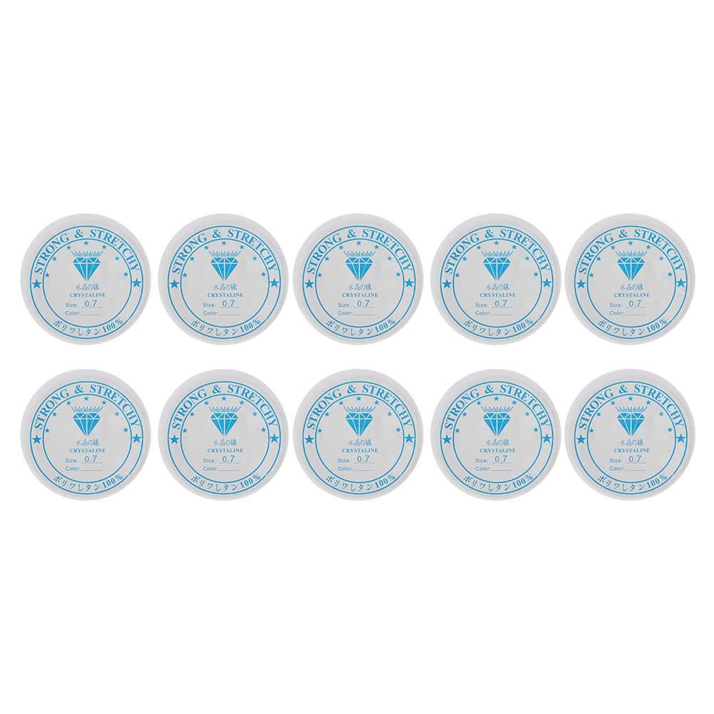 

Crystal Elastic Line Transparent Beading String Thread for Jewelry Making (0.7mm * 11m)