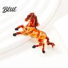Animal Brooch Horse Retro Style Enamel Pin Smooth Line Design