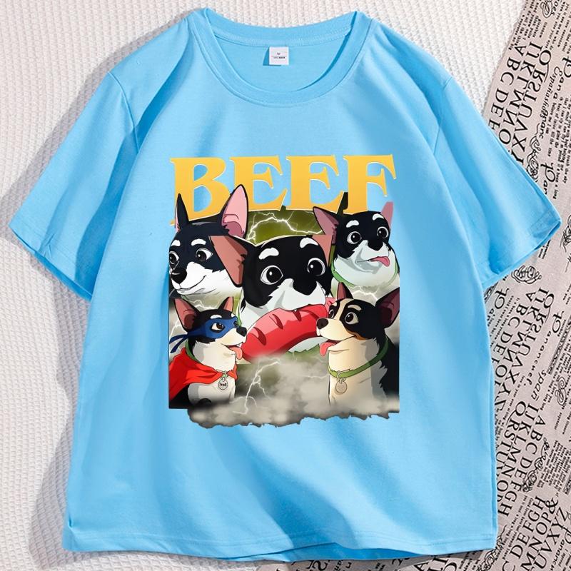 

Beef Dispatch Game Tshirt Funny Dog Print T Shirt Men Women Casual Coton Short Sleeve T Shirts Round Neck Tees 4XL