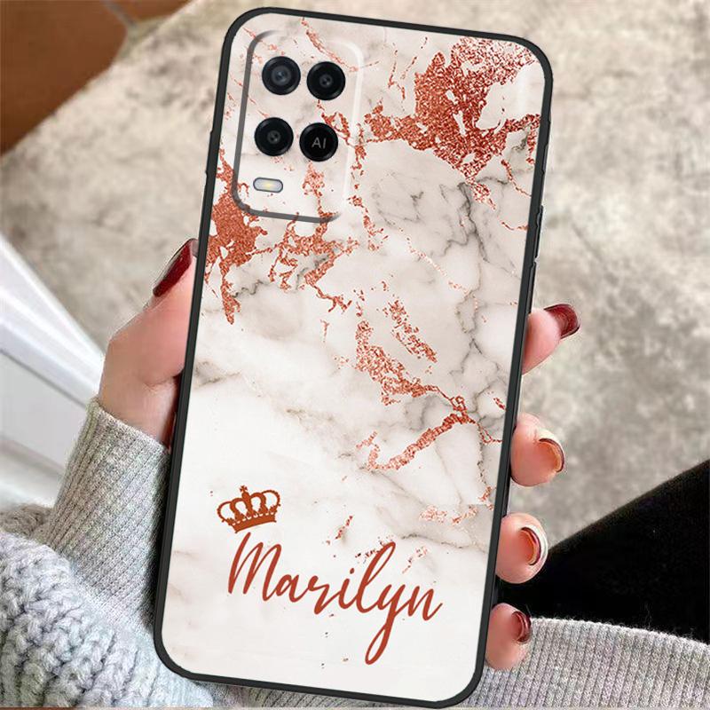 

PERSONALISED QUEEN CROWN NAME CUSTOM Case For OPPO A96 A76 A16 A98 A78 A58 A18 A15 A17 A77 A5 A9 A74 A94 A52 A72 A53S A54S A57S OPPO A15