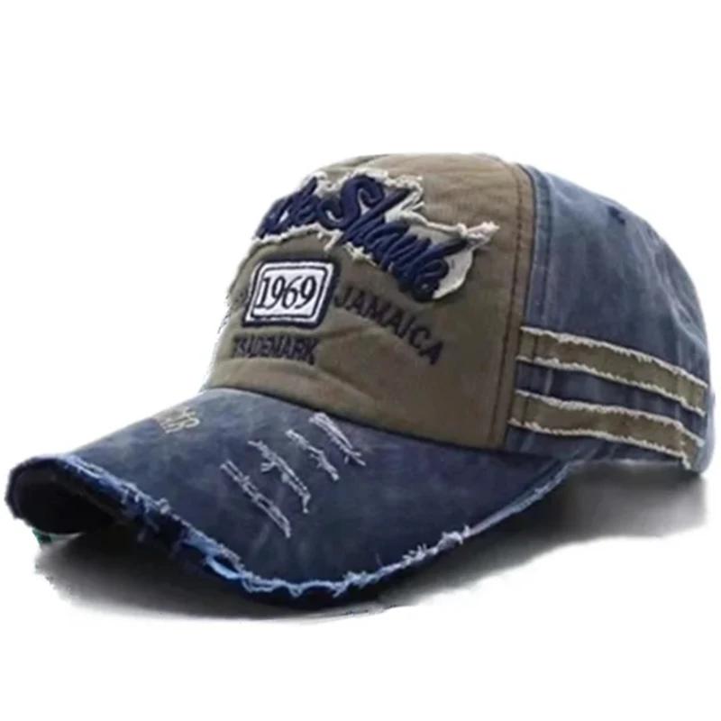 Hot Sale Unisex Washed Cotton Vintage Cap Letter Embroidery Baseball Cap Men And Women Outdoor Sports Hats