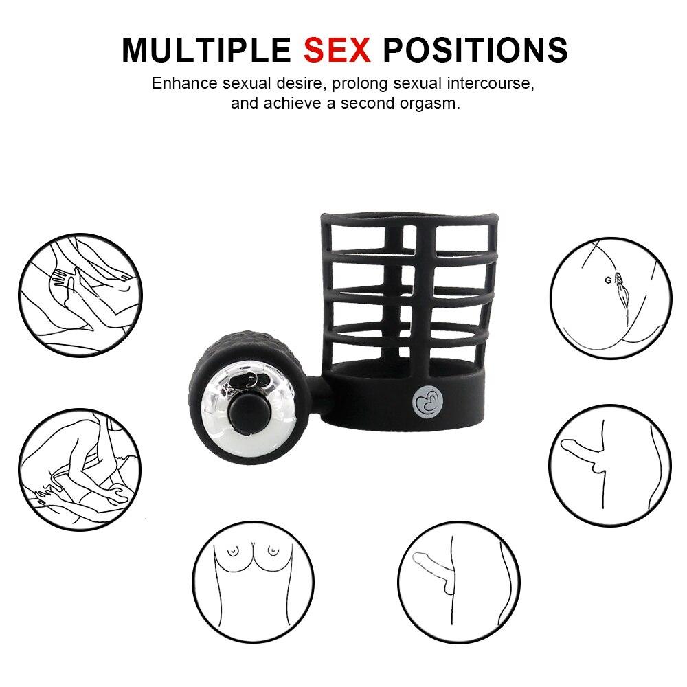 Penis Sleeve Vibratoren Sex Spielzeug Für Männer Erektion Verzögerung Ejakulation Penis Extender Enlarger Penis Vibrator Ring Schwanz Vergrößerung