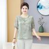 2026 Spring/Autumn Youthful Landscape-Style Top for Middle-Aged Women