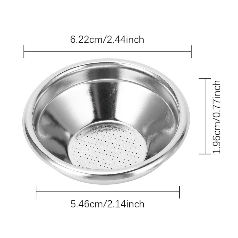 3pcs Set Stainless Steel Espresso Filter Basket Portafilter Filter Basket  For Espresso Machine