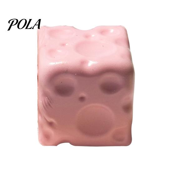 Stress Relief Tool Fake Cheese Squeeze Toy, Anxiety Cube Sensory Slow Rising Toy Pinch Home Office Relaxation Food