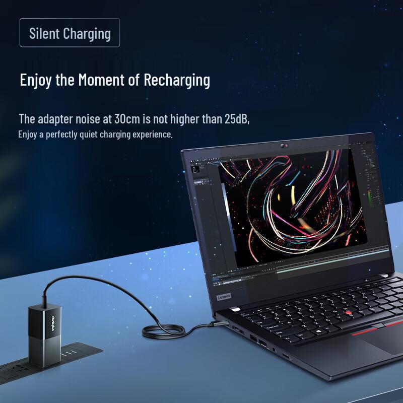 Lenovo 65W Type-C Laptop & Phone Charger