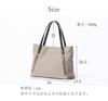 Tote Bag for A4 Shoulder Brand [Kagonomori] Women, Business, Commuting, Size, Bag, Lightweight, Water-repellent, Nylon, Large, Name, 502-12 [Gray]
