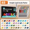 Washable Liquid Acrylic Marker with Soft Tip - Layerable Watercolor Pen for Kids' Art Projects