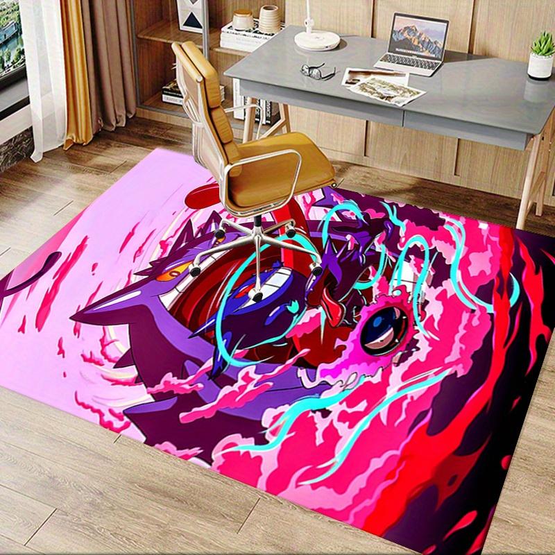 1pc Pokémon,Gengar Office Carpet Soft Polyester Entrance Carpet Washable Non slip Machine Washable I
