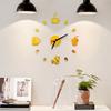 Tasse à café élégante Horloge murale 3D moderne Autocollant Pour Décoration de bar à domicile DIY Élégant