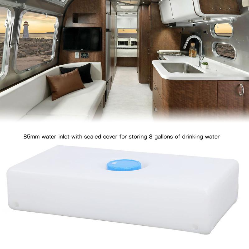 8 Gallon Water Holding Water Holding 8 Gallons Leakproof LLDPE 85mm Water Inlet for Camper Trailer Yacht Boat