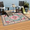 VIKAMA Böhmischer Sommer Außen Teppich Heimdekoration, Balkon, Wohnmobil Camping Bodenmatte, Schimmelresistent, Feuchtigkeitsbeständig Und Schmutzabweisend