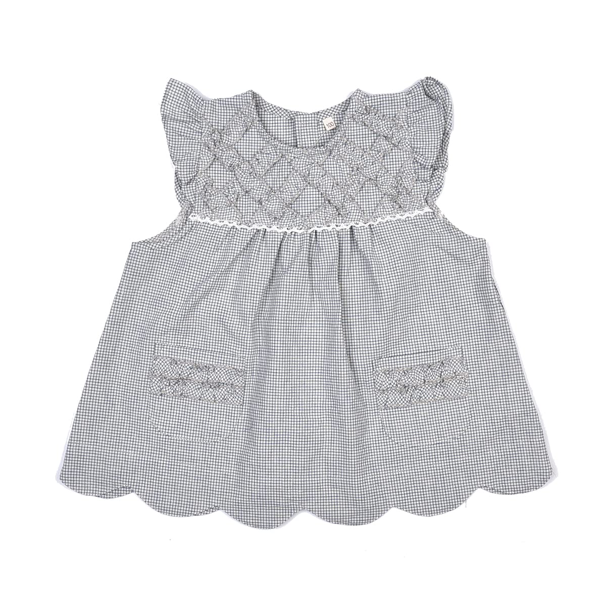 

Apron Kids Apron Blue 100cm [Kusuguru Japan] KAP109-01 синий