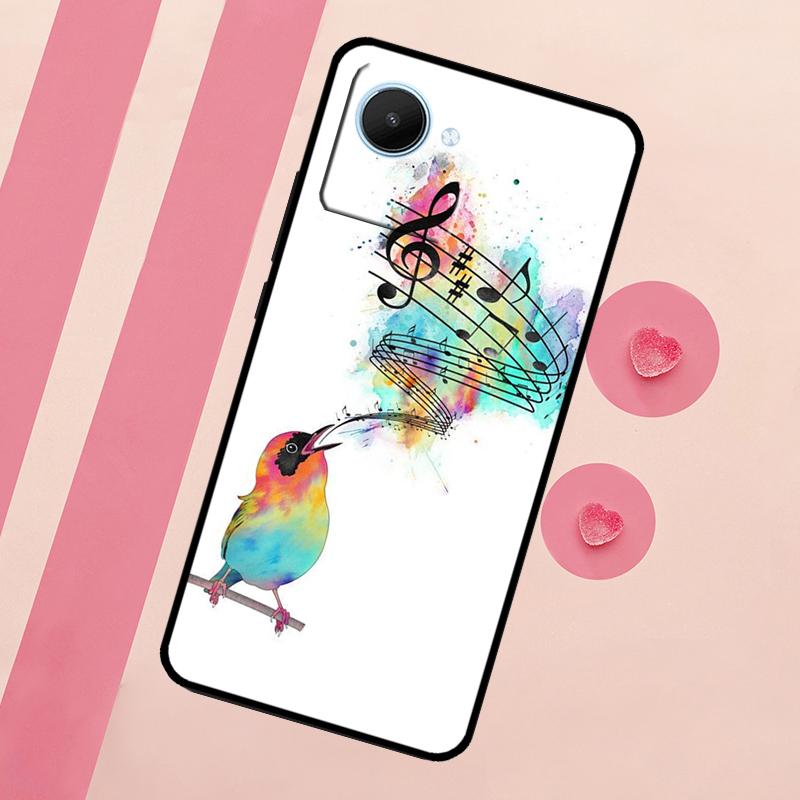 Musical Music Note For Realme 15 Pro 10 11 12 13 14 Pro Plus GT7 C67 C65 C63 C61 C55 C53 C51 C35 C71 C75 Case