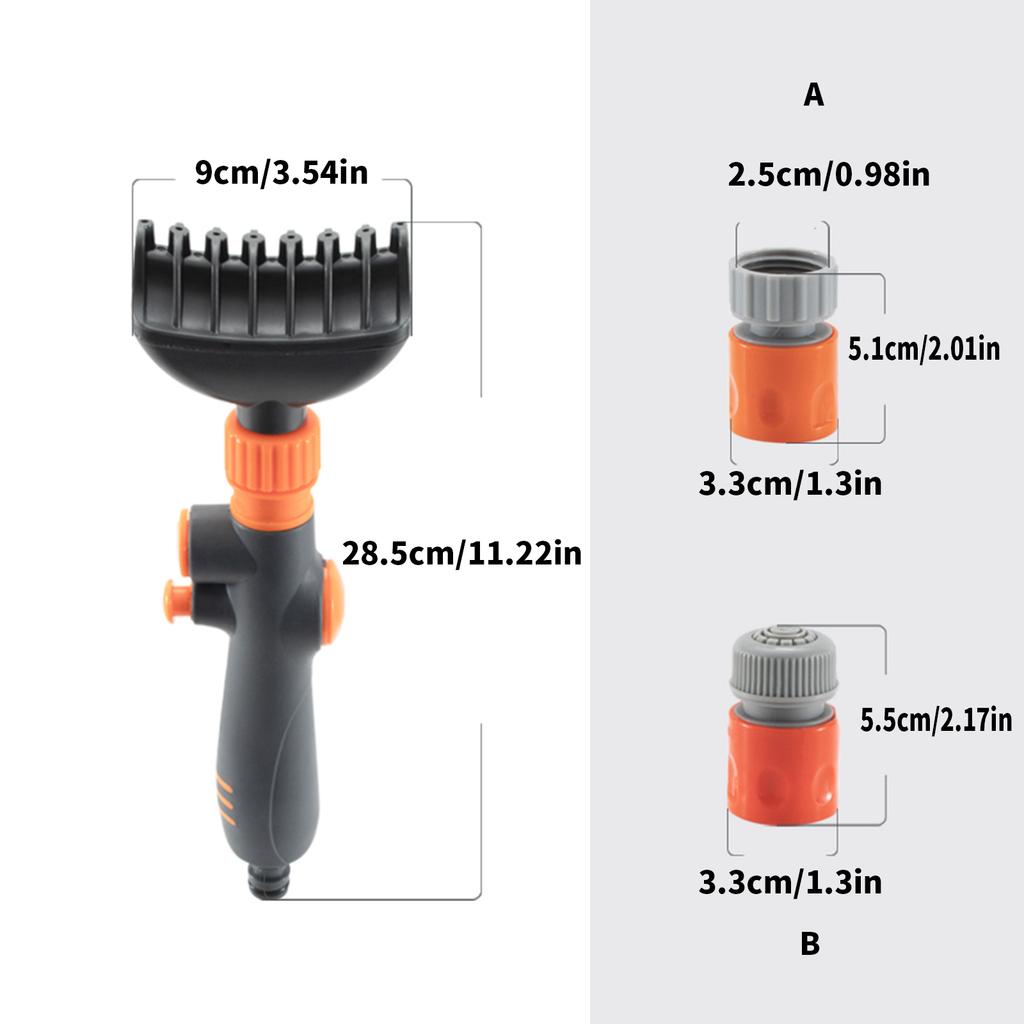 Efficient Pool Cleaning Tool Comfortable Grip Brush Handheld Pool Cleaner Brush for Home and Public Swimming Area
