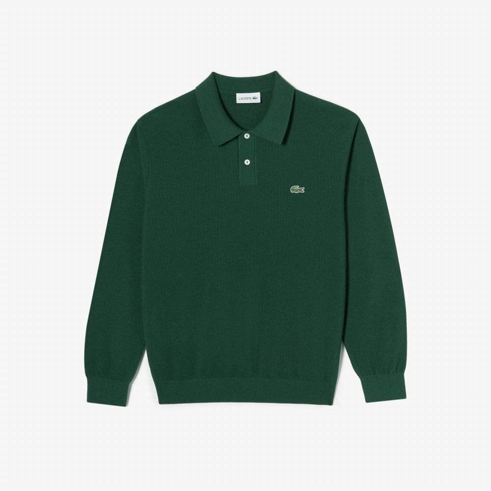 

LACOSTE Мужской свитер с длинными рукавами и текстурой пике AH671E 53N 132