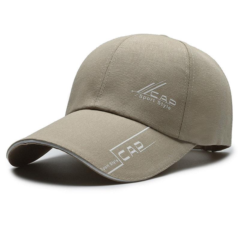Hüte, Herren, Sommer mit langem Schirm, Baseballkappen, Frühling Freizeit, Outdoor Sonne, Angelhüte, Sonnenschutzmittel, Schattenkappen, Damen beige