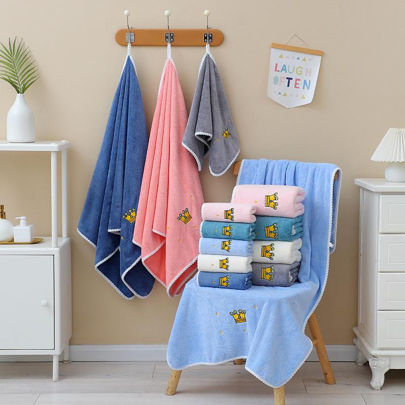 Thickened Terry Towel with Braided Edging