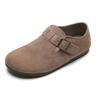 Winter Women Shoes Slip On Plush Warm Women's Flats Retro Genuine Leather Shoes Women Large Size 35-43  Mujer WSH5183