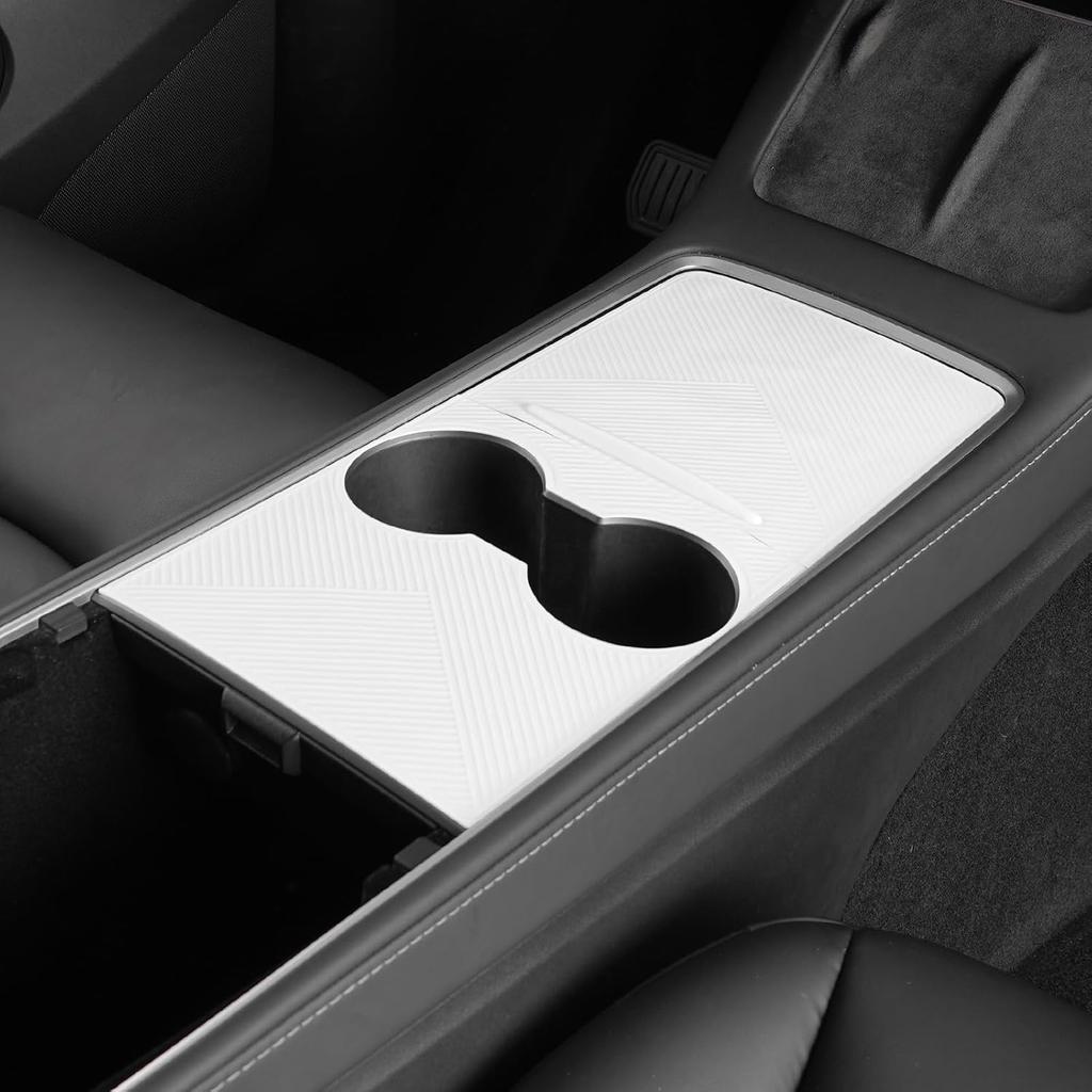 Center Console Silicone Wrap Kit for Tesla Model 3 2024-2025 / Model Y 2025, Tesla Center Console electrostatic adsorption Cover for Model 3/Y