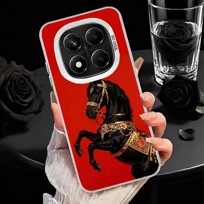 

Horse Art Aesthetics Soft Phone Case for Xiaomi Redmi Note 13 14 15 Pro Plus 12S 12 11S 11 11T 10S 10 Shockproof Cover Back Shel Redmi Note 12 Pro 4G