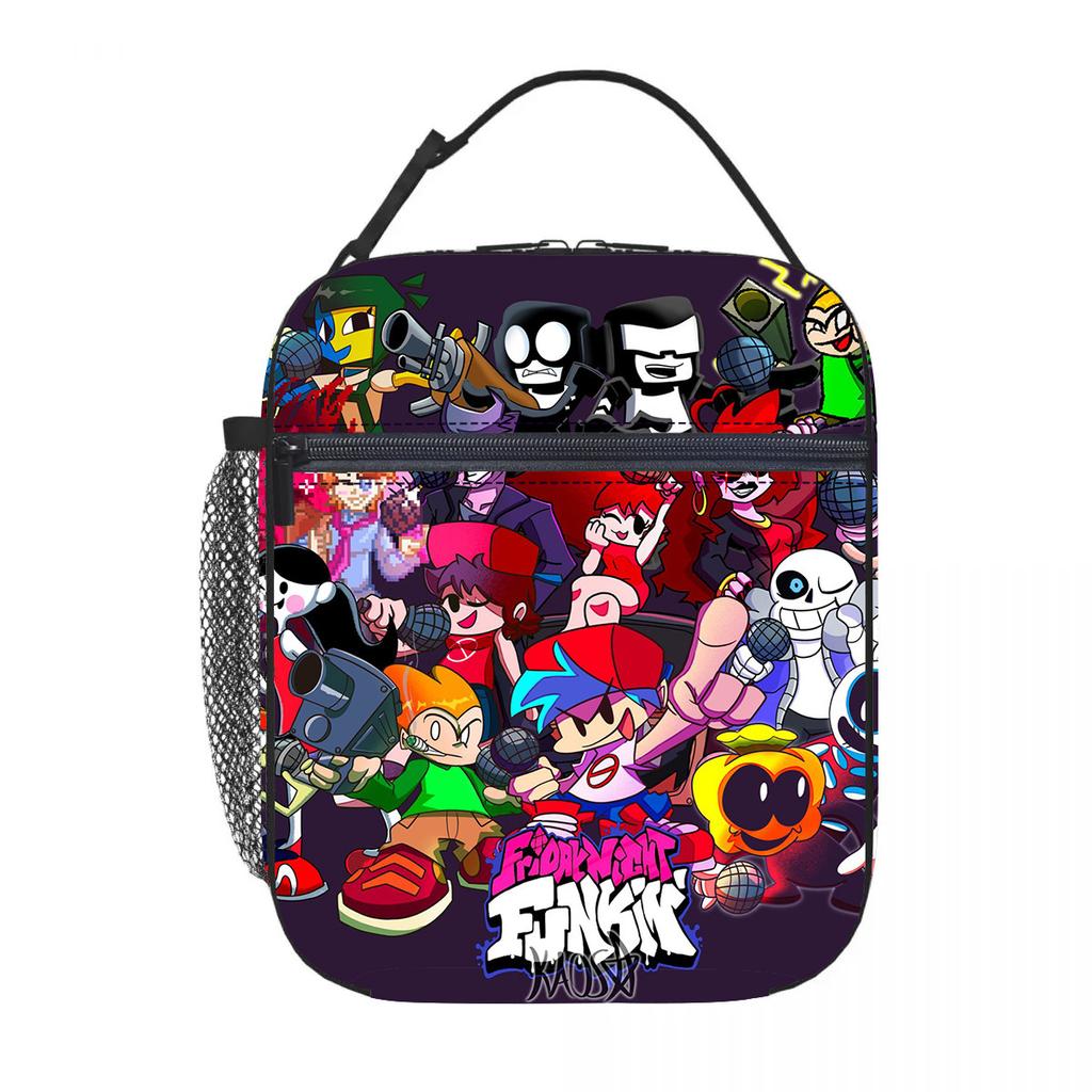 Printed Primary School Student Meal Bag Children'S Portable Thermal Insulation Box Outdoor Camping Portable Lunch Bag