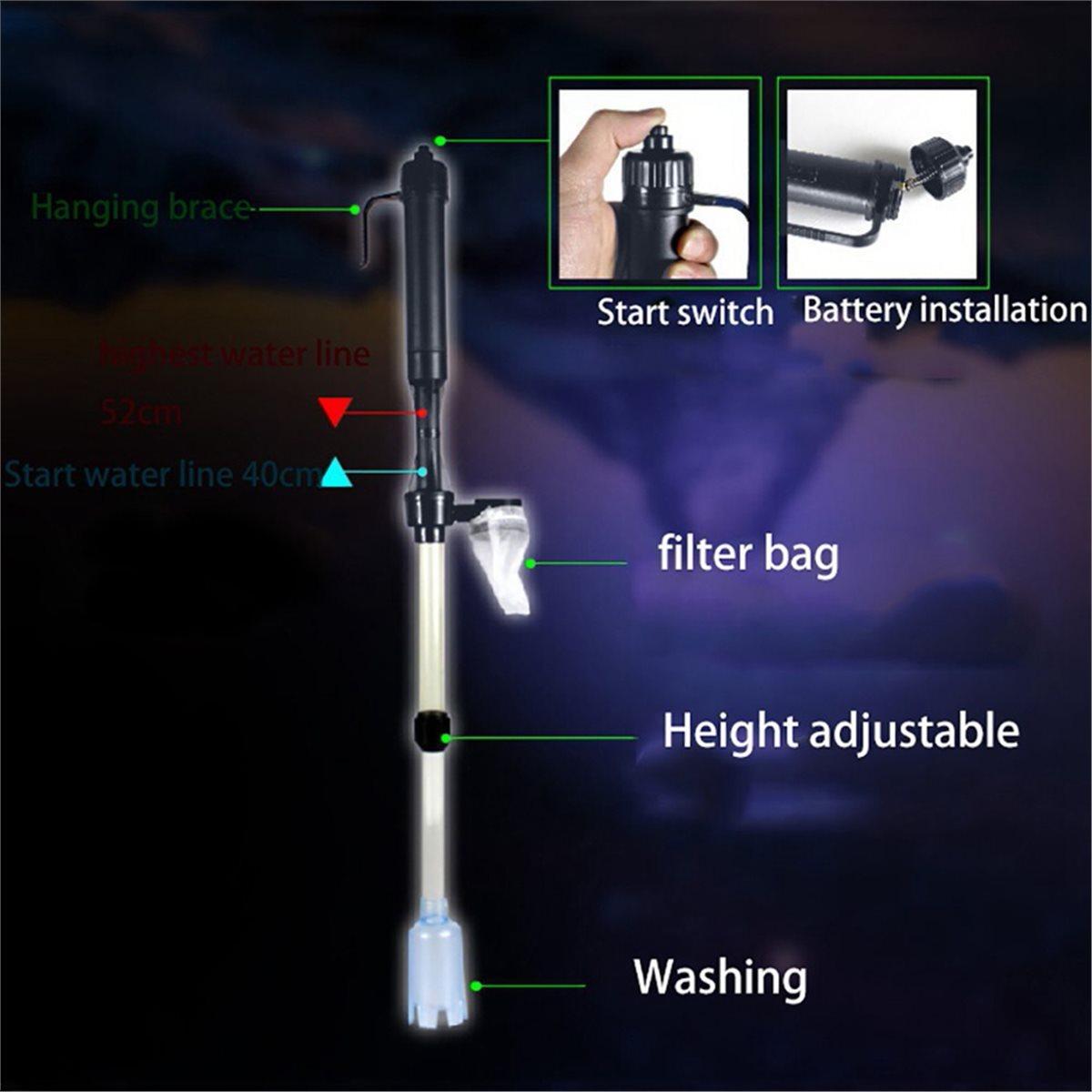 

Aquarium Electric Cleaning Vacuum Water Filter Siphon Vacuum Cleaner Fish Tank Water Changer Gravel Cleaner Pump China Mainland