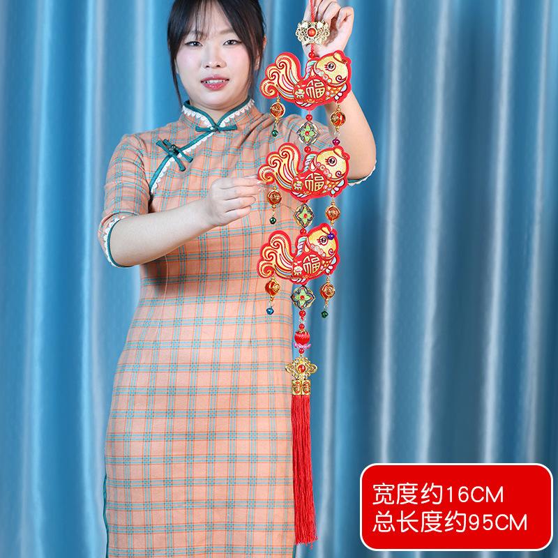 New Year'S Mercerized Lantern Hanging String, Spring Festival Chili Pendant, Lantern Hanging String Pendant, Shopping Mall Home Festive Decoration