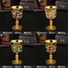 Modern Minimalist Alloy Liquor Glass With Vintage Design For Home Use