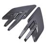 2Pcs Car Front Side Vent Trim Carbon Fiber Style Mudguard Air Wing Vent Trim Decoration Sporty Spoiler for Cars Trucks