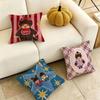 MonchhichiI CCartoon Pillow Case Square DoubleSided Sofa Cushion Cover Bedroom Bedside Pillow Gift