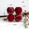 Christmas Tree Ornament Set: Nine Painted Macaron Candy Color Irregular Balls